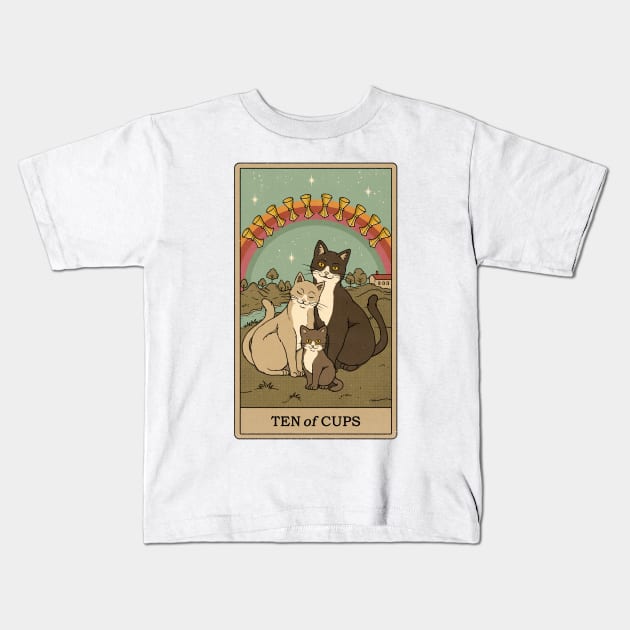 Ten of Cups Kids T-Shirt by thiagocorrea